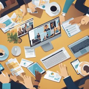 Imagem ilustrativa mostrando um criador de conteúdo no Instagram interagindo com seguidores, destacando as opções de monetização disponíveis, como parcerias com marcas, Instagram Shop e marketing de afiliados.